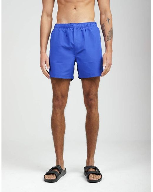 French Connection Blue 2 Pack Elasticated Swim Shorts for men