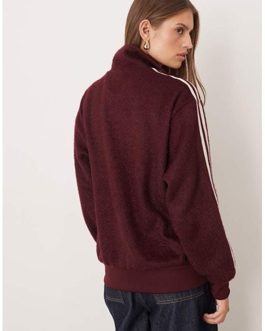 Adidas Originals Red Firebird Fluffy Track Top