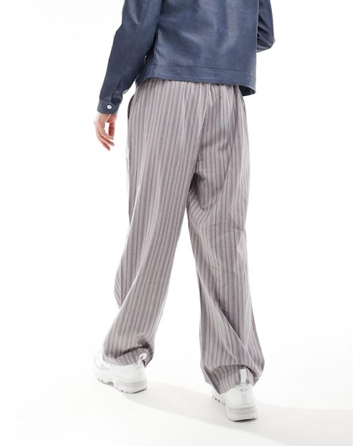 Pantalones a sin cierres Reclaimed (vintage) de hombre de color Blue