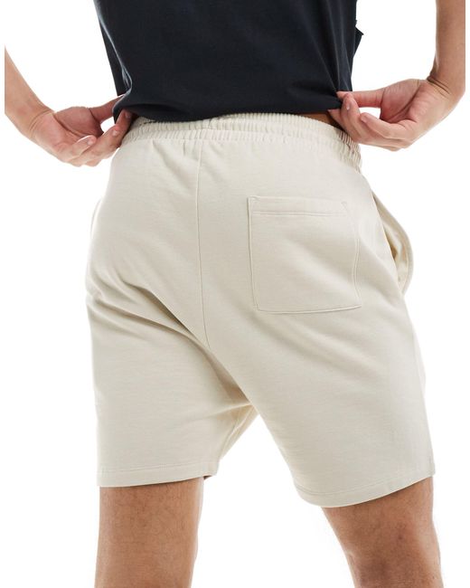 ASOS Natural Skinny Shorts for men