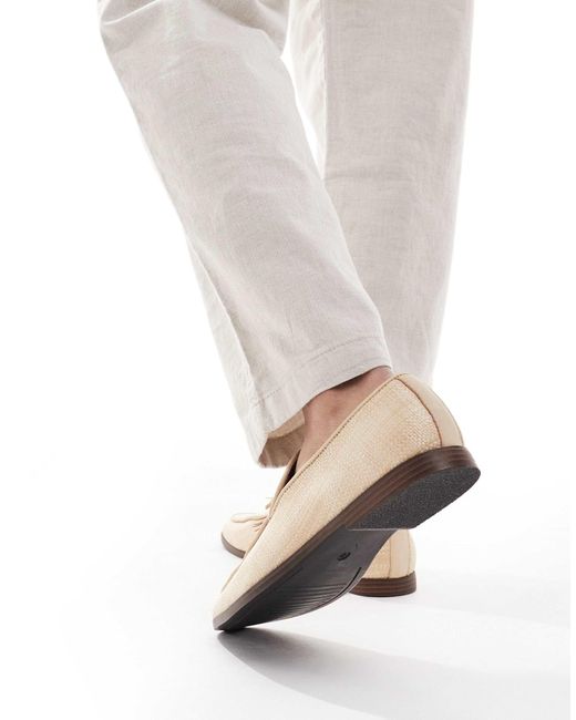 SEQWL Natural Charlie Loafers With Tassel for men