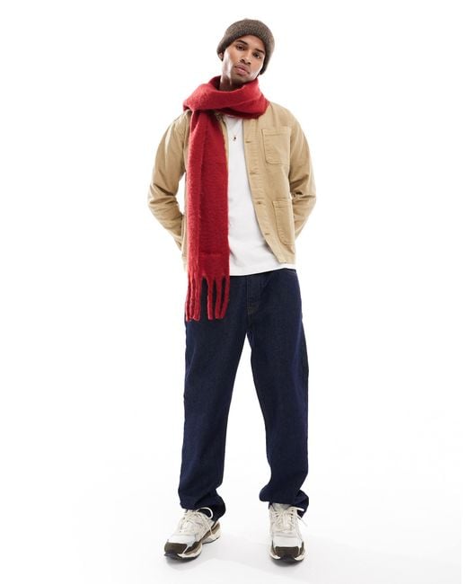 Brave Soul Natural Twill Shacket for men