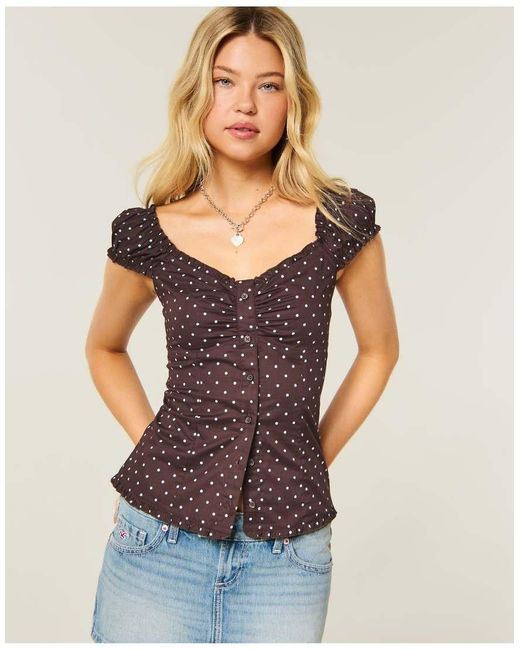 Hollister Purple Talia Top