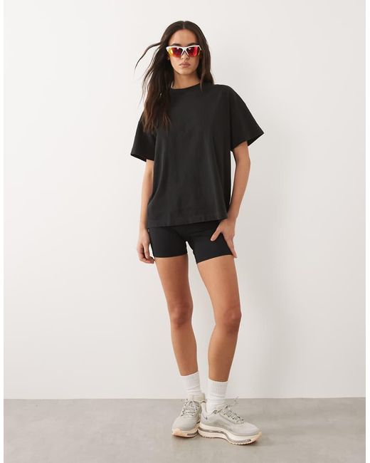 4505 Blue Icon Heavyweight Cotton Oversized T-shirt With Quick Dry Finish