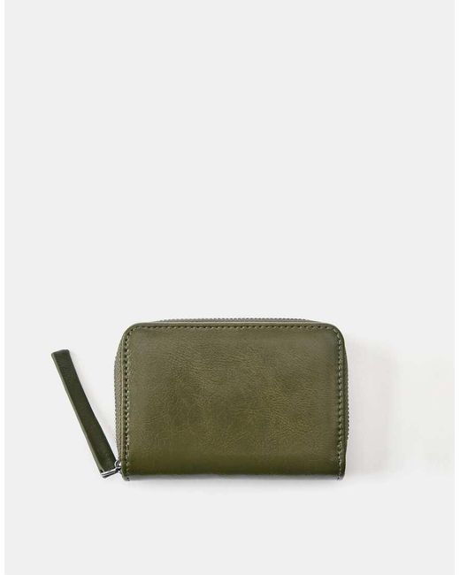Pull&Bear Effen Portemonnee in het Green