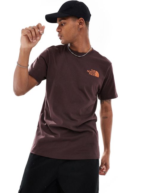 The North Face Brown Store 66 Back Print T-shirt for men