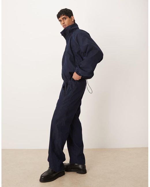 Calvin Klein Blue Nylon Denim Jeans for men