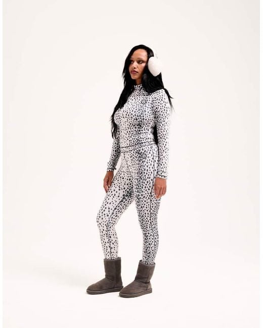 Juicy Couture Multicolor Co-ord Thermal leggins