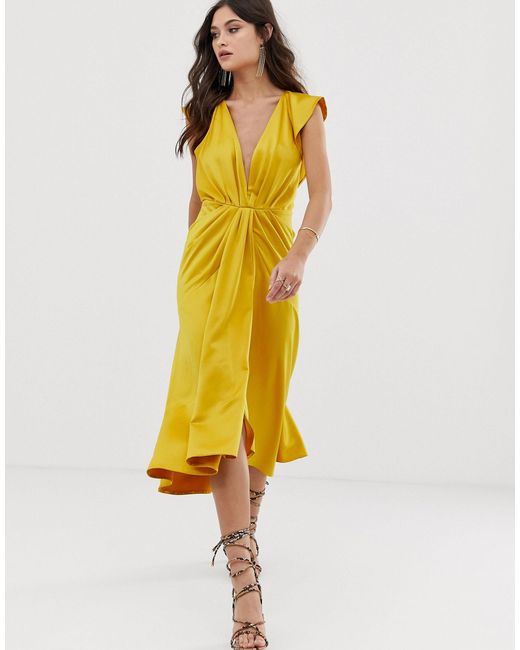 Madden Gold Frill Dress 2024 romanticari.rs