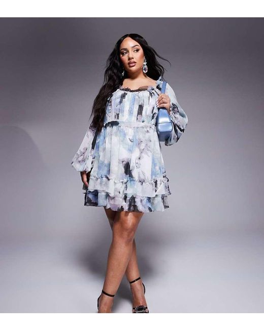 ASOS Asos Design Curve in het Blue
