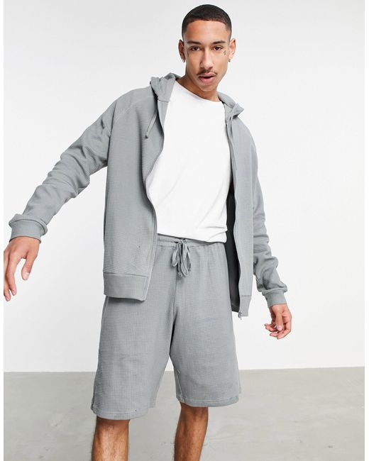 ASOS Lounge Hoodie And Short Pyjama Set 