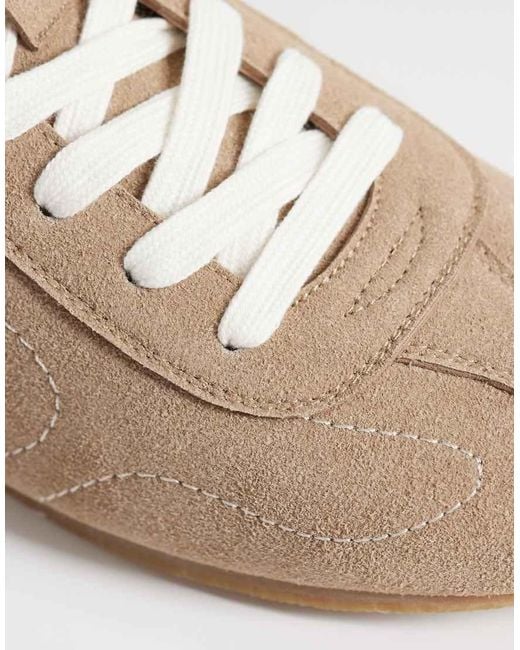 ASOS White Retro Lace Up Sneakers for men