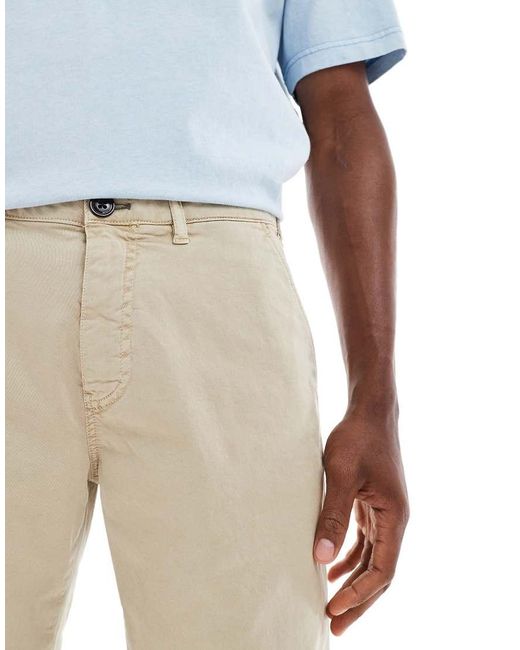 Paul Smith Blue Zebra Logo Chino Shorts for men
