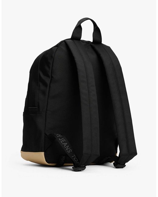 Tommy Hilfiger – essential – abgerundeter rucksack in Black für Herren