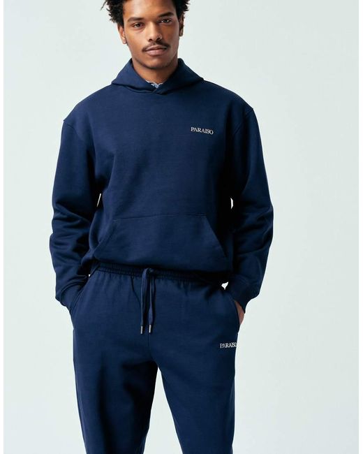 ASOS Blue Co-Ord Relaxed Printed Jogger for men