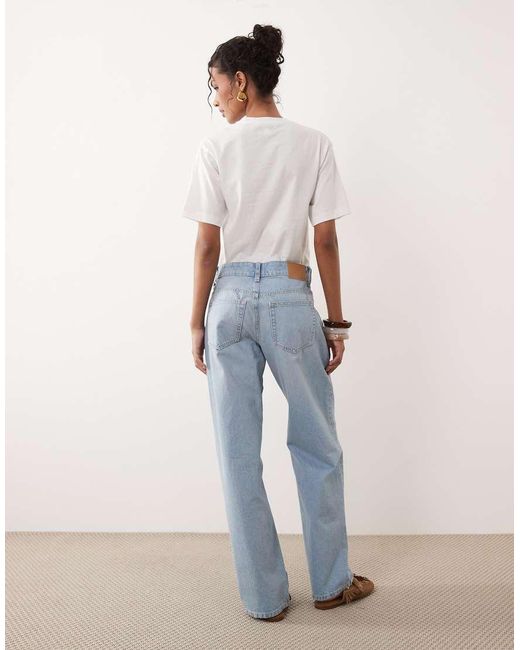 ASOS Gray Circular Design Collection Low Rise Baggy Jean