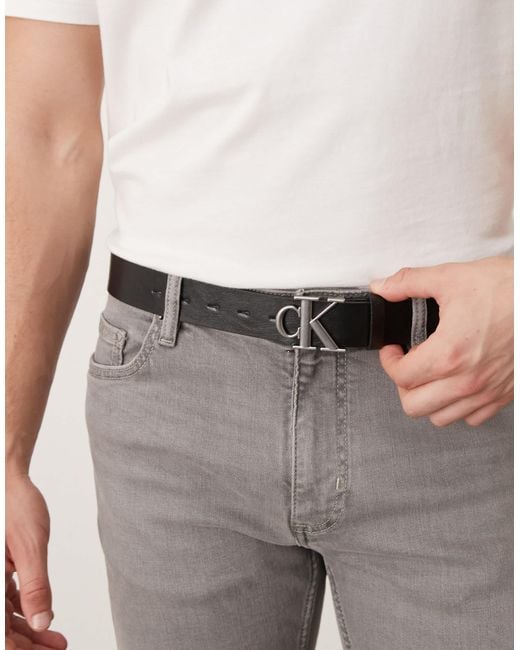 Calvin Klein – gürtel in Gray für Herren