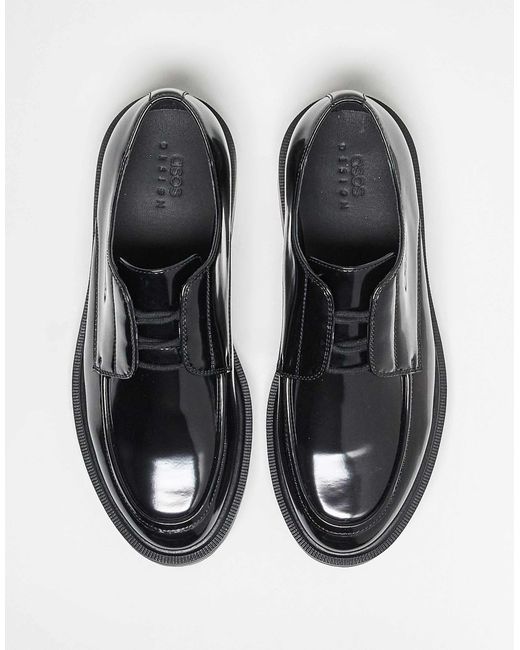 ASOS – e schnürschuhe in Black für Herren