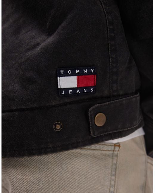 Tommy Hilfiger – jeansjacke in Black für Herren