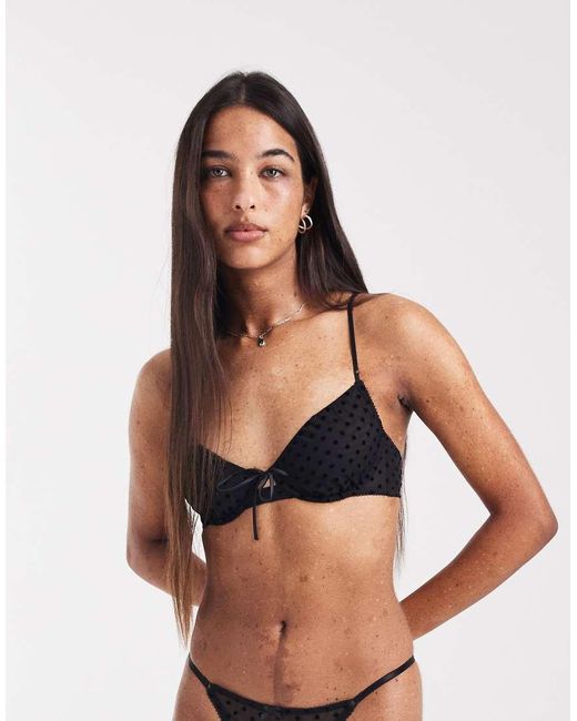 Cotton On Blue Olivia Mesh Underwire Bra