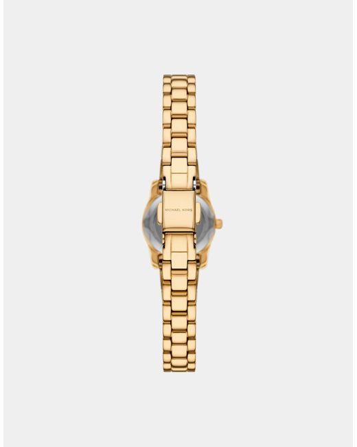 Michael Kors Metallic – lexington – damenuhr aus em edelstahl mit drei zeigern