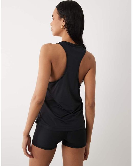 4505 Black Nylon Performance Mesh Quick Dry Running Vest