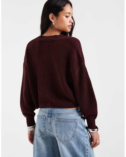 ONLY Blue Knit Cardigan