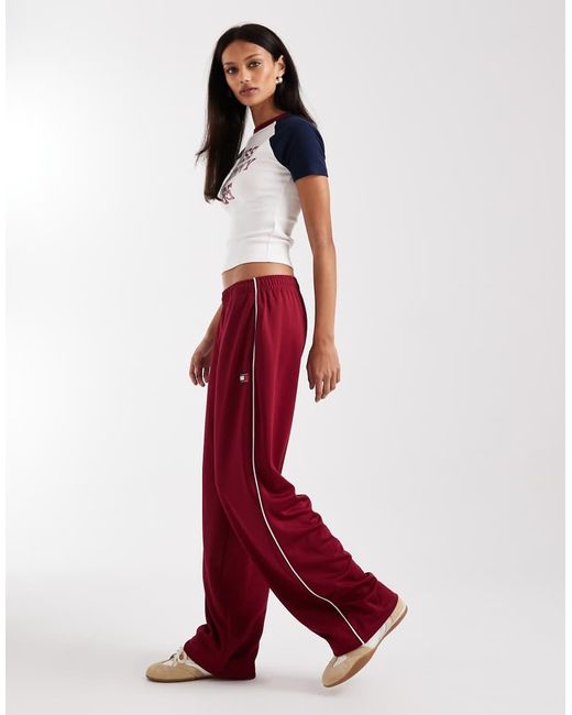 Tommy Hilfiger Red Archive Trackpants