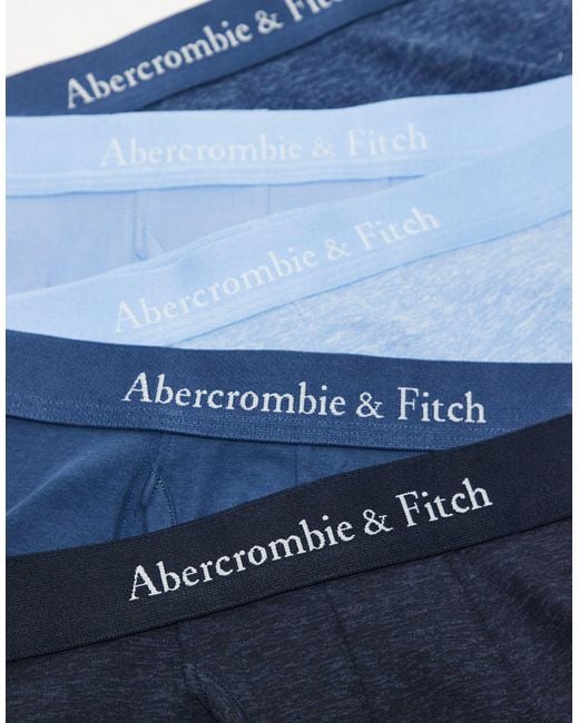 Abercrombie & Fitch – 5er-pack trunks in Blue für Herren