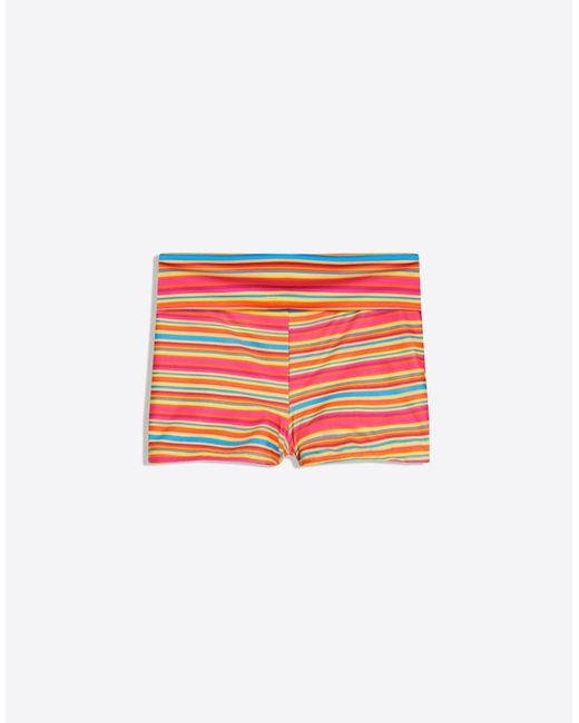 Bershka Blue Striped Bikini Briefs