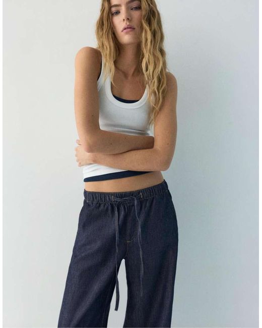 Pull&Bear Blue joggers