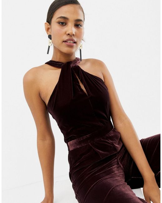 oasis twist neck dress