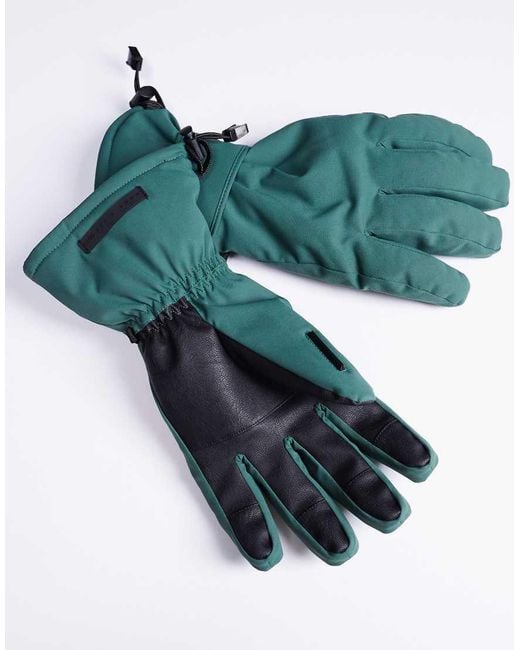 ASOS 4505 Ski & Snow Blue Asos 4505 Ski Water Repellent Ski Glove With Goggle Wipe for men