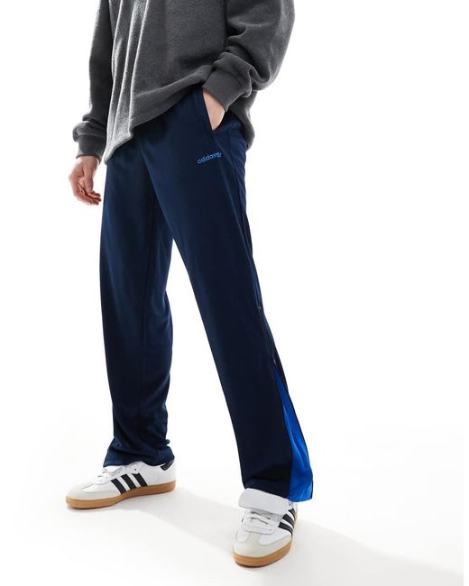 Adidas Originals Flared Broek Met Rits in het Blue voor heren