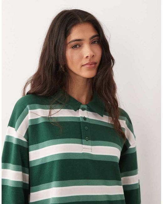 ASOS Green Polo Rugby Mini Dress