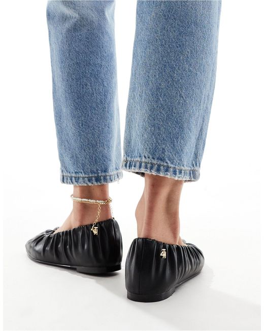 4th & Reckless Blue Bailey Rouched Ballet Flat