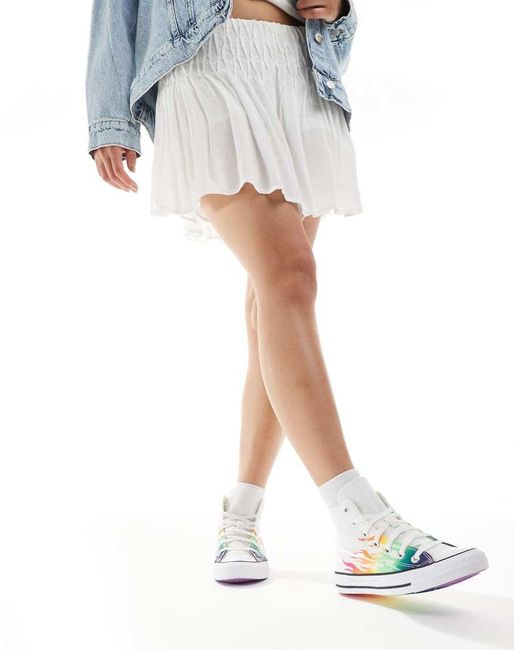 Chuck Taylor All Star Pride Hi di Converse in White