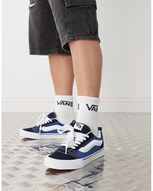 Vans Blue Knu Skool Chunky Sneakers for men
