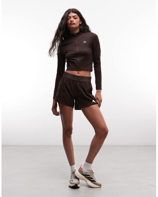 Adidas Originals Brown Adidas Training Knitted Jacket
