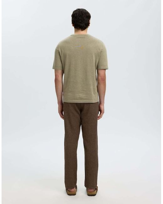 SELECTED Green Knitted Top for men