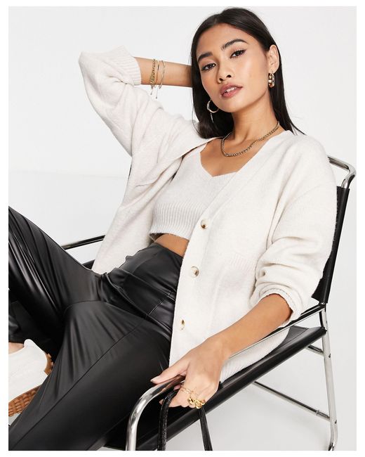 cardigan bralette set