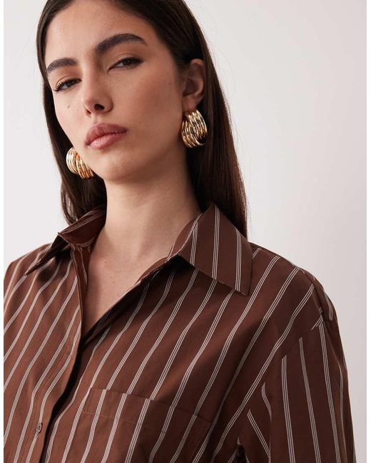 Mango Brown Llama Oversized Shirt Co-ord