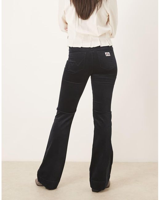 Wrangler Natural Cord Flares With Front Pockets