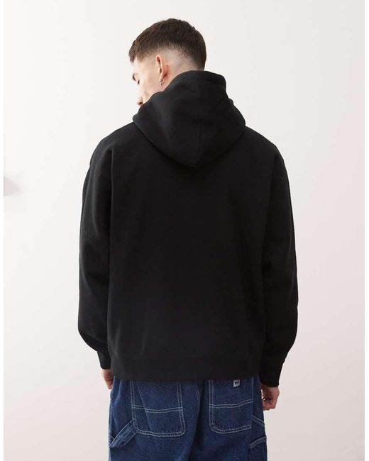 Sudadera Negra Con Capucha Y Logo De Obey de hombre de color Black