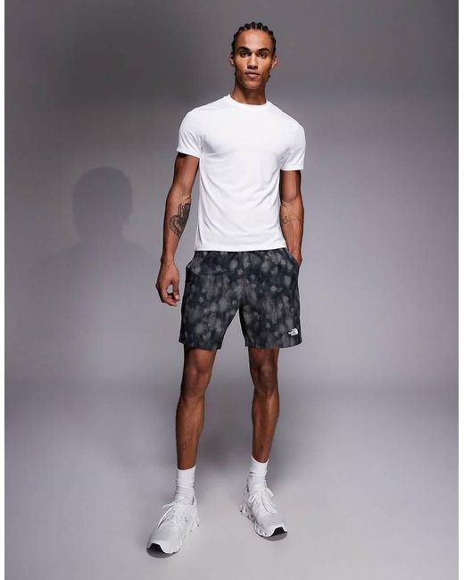 The North Face Gray 24/7 Logo 7" Short for men