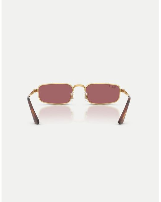 Ray-Ban Pink Rb3927 Rectangle Polarised Sunglasses With Lens