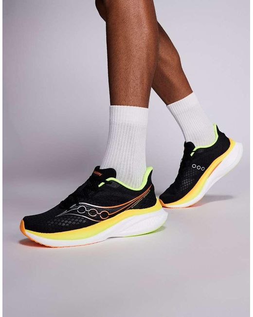 Zapatillas De Deporte Negras Y Amarillas Para Correr Endorphin Speed 5 De -Negro Saucony de hombre de color Multicolor