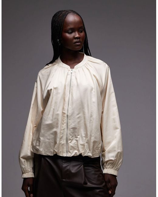 ARKET Gray Lightweight Bomber Jacket