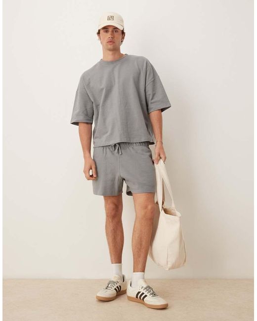 Pantaloncini Taglio Corto Verdi di ASOS in Gray da Uomo