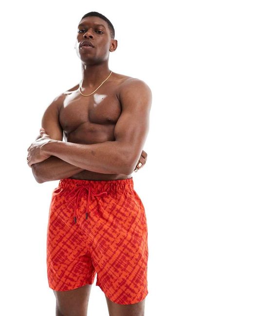 DKNY Red Turks Swimshorts for men